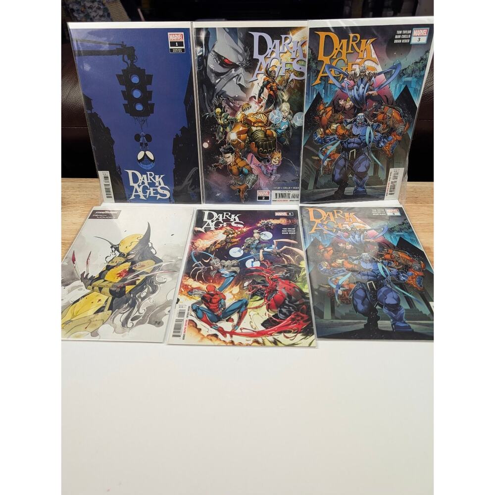 Dark Ages Comic Lot of 6 #1-3, 6, Marvel Variants Skottie Young Peach Momoko